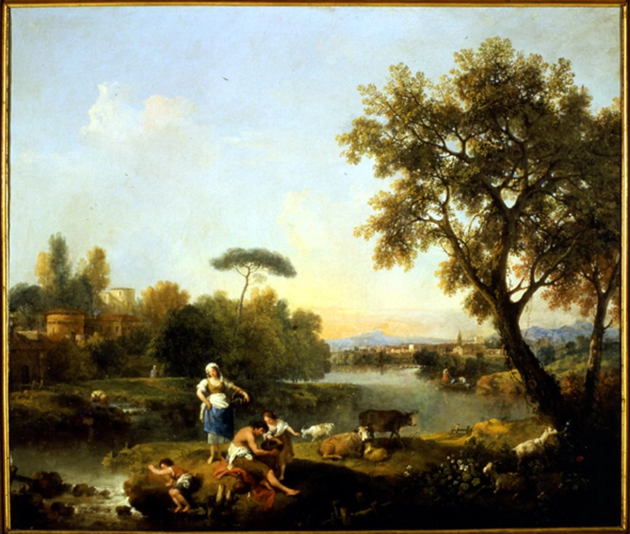 Paesaggio con fanciullo che pesca - Gallerie dell'Accademia, Venezia